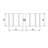 Ручки-кнопки дверные Avers HK-3802-INOX/201